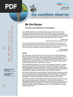 Be The House: Process and Outcome in Investing