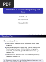 Introduction To Functional Programming With Scala: Pramode C.E