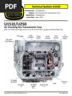 U 151e Automatic Transmission Transmission Mechanics