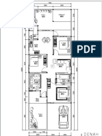 Floor plan of a house with labeled rooms