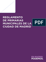 Reglamento de Primarias Municipales 2019