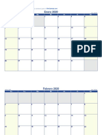 2020 Calendario PDF