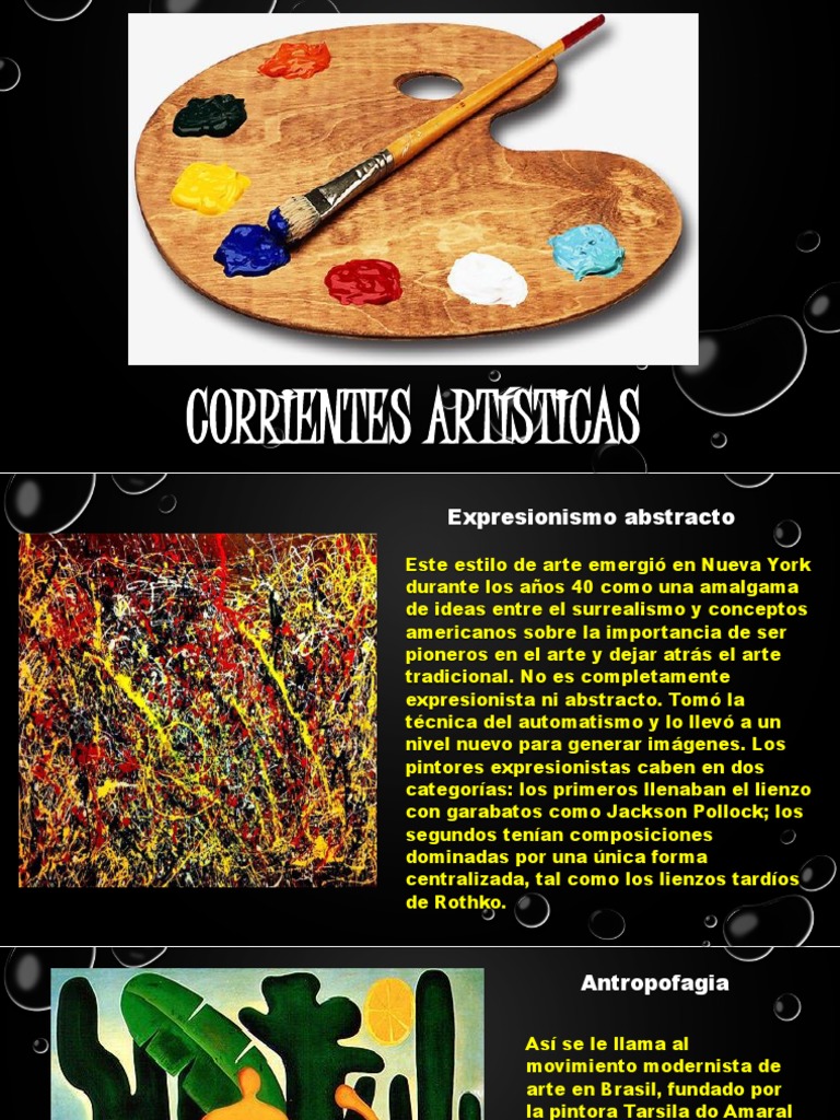 Corrientes Artísticas Impresionismo Arte abstracto