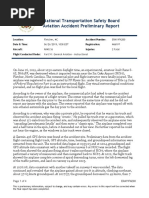 NTSB Crash Preliminary Report of Buncombe County Plane Crash