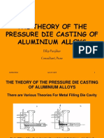 The Theory of The Pressure Die Casting of Aluminium Alloys: Dilip Panjikar Consultant, Pune