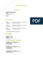 Curriculum Vitae