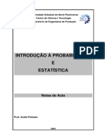 Introdução à Probabilidade e Estatística: Notas de Aula