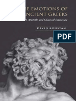 The Emotions of The Ancient Greeks