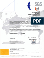 Certificado de Producto RETIE - Planta Eléctrica MODASA