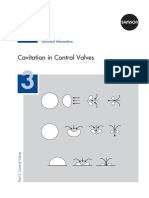 Cavitation in Control Valve Sanson Control