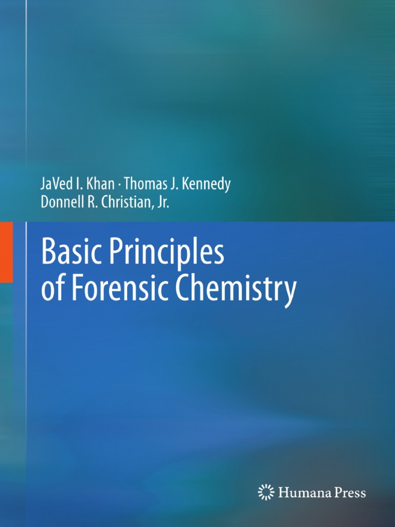 Basic Principles Forensic Chemistry PDF Mass Spectrometry Chromatography photo