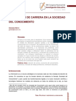 A Elección de Carrera en La Sociedad Del Conocimiento: Gnieto@unam - MX