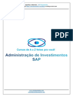 Planejamento de custos do programa de investimentos