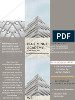 PLUS-MINUS Academy Brochure