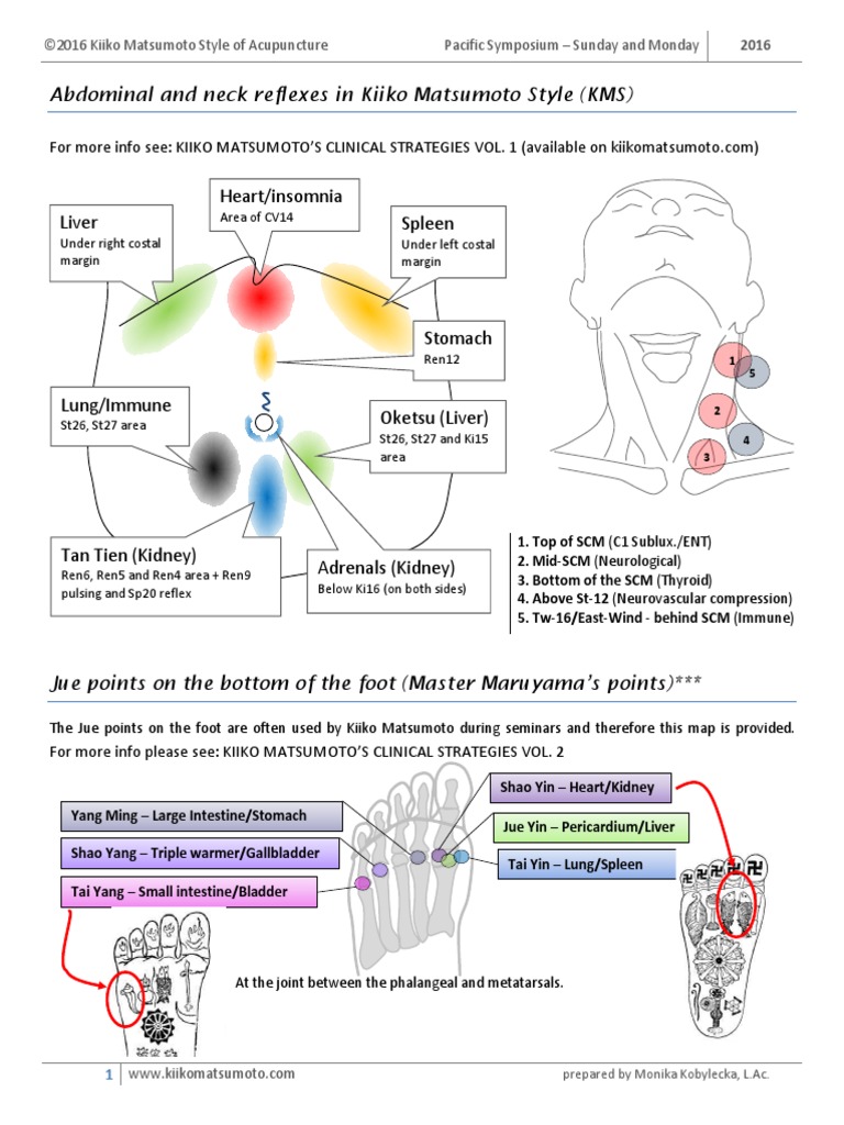 Kiiko Matsumoto's Clinical Strategies 1 Kiiko Matsumoto's Clinical