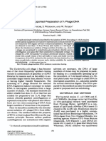 Filter-Supported Preparation of X Phage DNA: Analytical Biochemistry 175,196-20