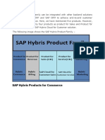 SAP Hybris Products For Commerce