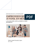 Emprendimiento juvenil en México como solución ante las dificultades de empleo