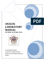 Analog Manual