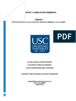 Derecho y Legislación Ambiental