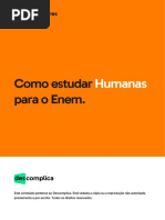 2018 eBook Como Estudar Humanas