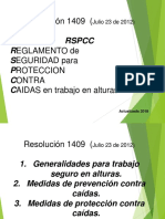 Reglamento de protección contra caídas en Colombia (RSPCC
