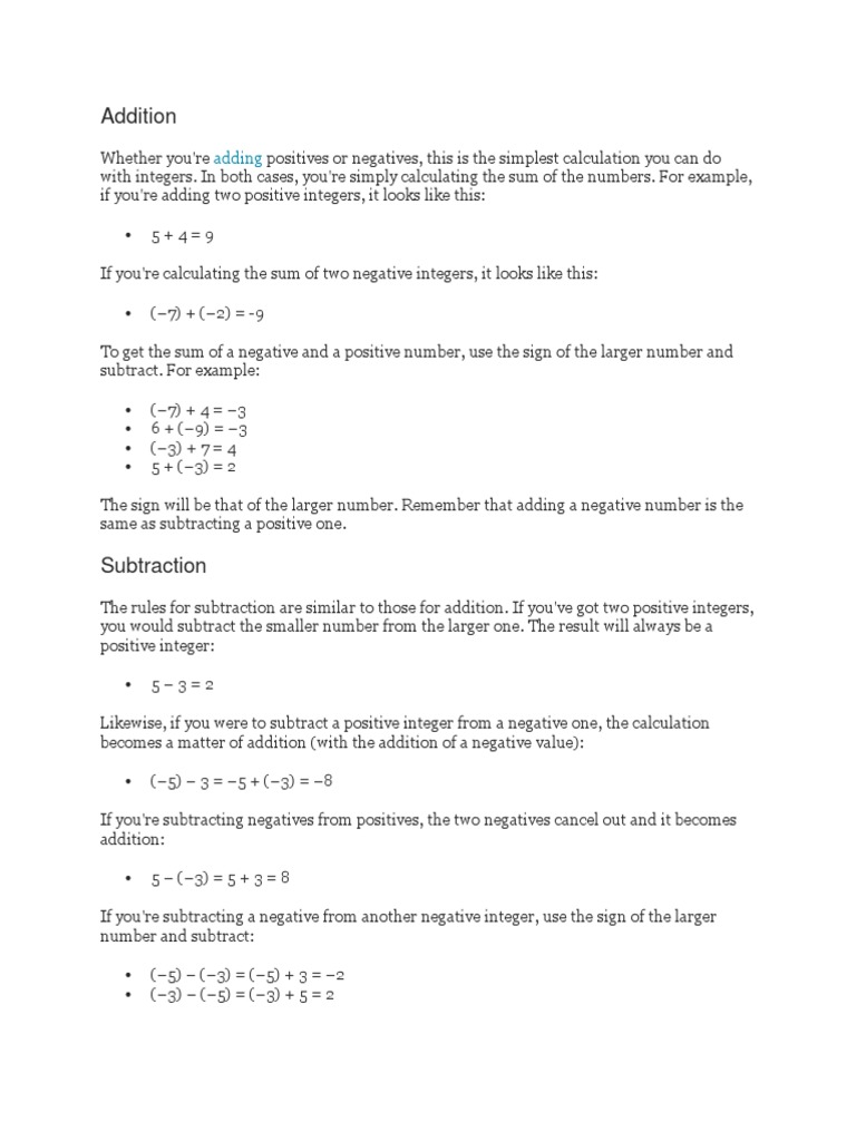 Addition | PDF | Multiplication | Numbers