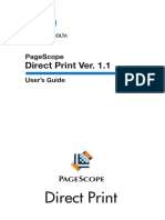Direct Print Ver. 1.1: Pagescope