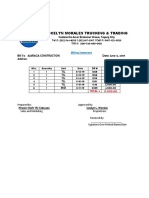 Jocelyn Morales Trucking & Trading: Billing Statement