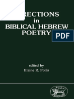 Directions in Biblical Hebrew Poetry PDF