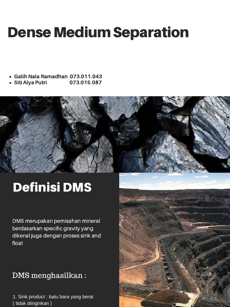 Pemisahan Medium Padat pada Mineral | PDF