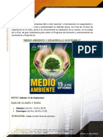 Medio Ambiente y Desarrollo Sostenible