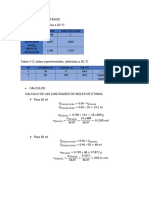 Calculos y Resultados Ebullometro