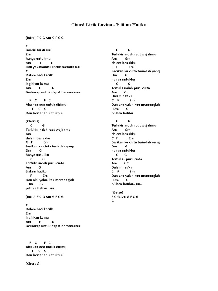 Terlukis Indah Raut Wajahmu Chord Gambar Pohon