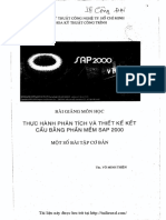 Thực hành phân tích và thiết kế kết cấu bằng phần mềm SAP 2000 bài giảng - ThS Võ Minh Thiện PDF