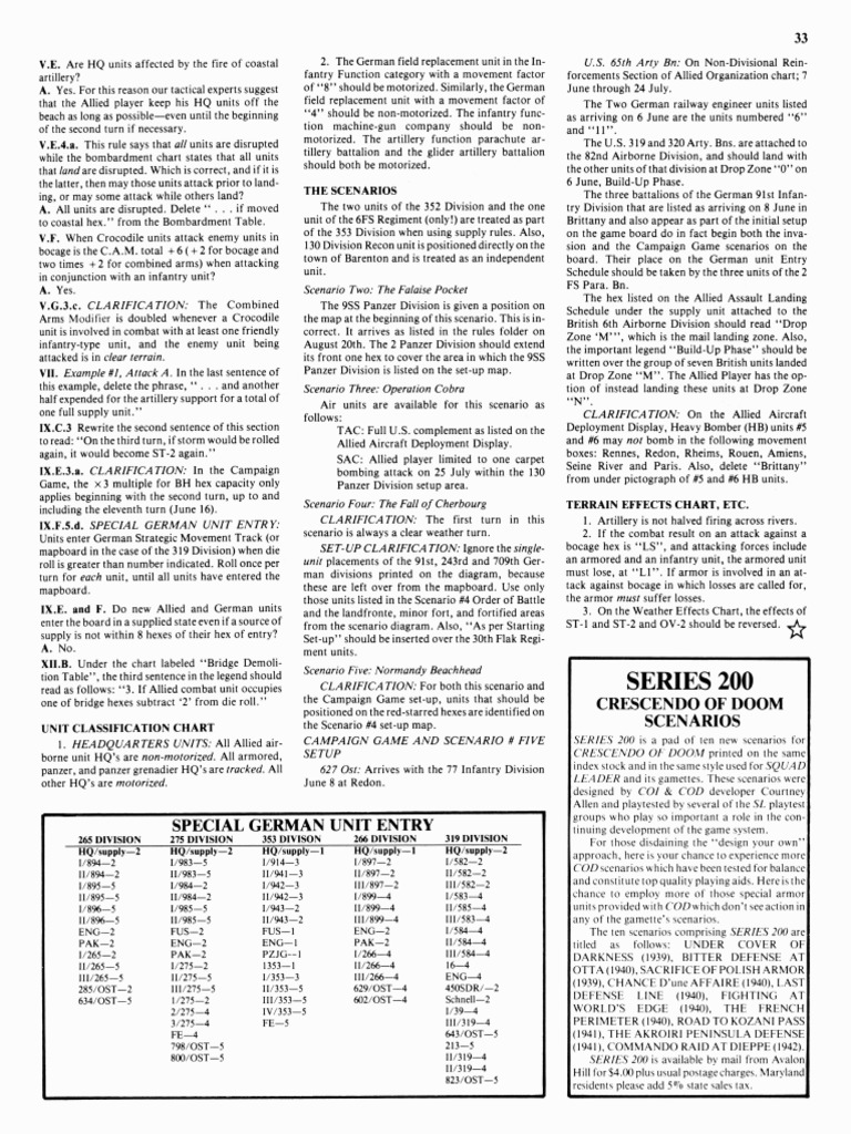 Avalon Hill The Longest Day General PDF Airborne Forces Division (Military)