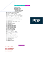 Reference Arrange by Final Paper (Draft at End) : Karolyi (2016, P. 2049) Newey West (1987)