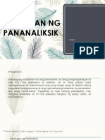 Kalikasan NG Pananaliksik