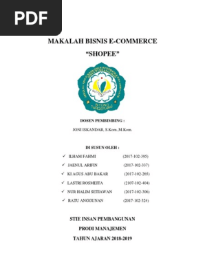 Makalah Shopee
