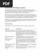 Oexistence For HCM Offering: Overview: Task List Groups
