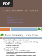 Cloud Computing - An Overview