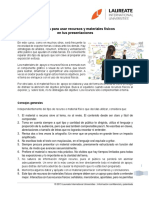 M12.EDCE - Consejos para Usar Recursos Físicos en Tus Presentaciones PDF