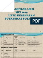 UKM PUSKESMAS MEI 2019