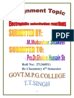 Electrophilic Substitution Reactions - 2 PDF