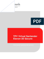 TPV Virtual Santander Elavon 3D Secure-Informacion General Del Servicio PDF