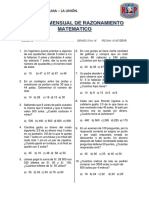 Examen Mensual 5 Alfa RM Julio