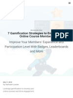 7 Gamification Strategies to Engage Online Course Members