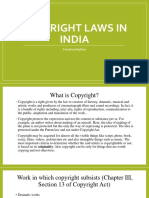Copyright Laws in India