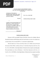 19718649727 - Notice of Related Cases in COER v. Navy US Fed Court Case 2:19-cv-01062-JRC