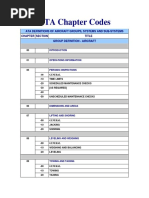 ATA Chapter Codes